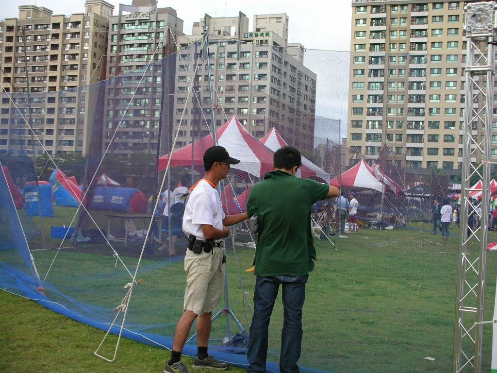 戶外活動場地圍網架設
